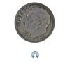 A coin with an ear on it