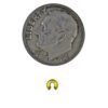 A coin with the number one on it
