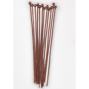 A group of ten brown metal sticks.