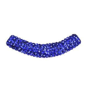 A blue curved bead is shown.