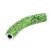 A green tube of beads is shown.