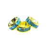 A group of three rings that are sitting on top of each other.