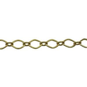 A chain that is connected to the bottom of a necklace.
