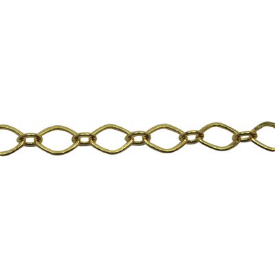 A chain that is connected to the bottom of a necklace.