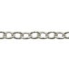 A close up of a chain on a white background