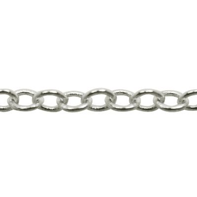 A close up of a chain on a white background