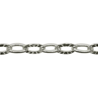 A chain that is connected to the bottom of a necklace.