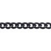 A black chain is shown on a white background.