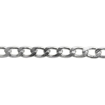 A close up of a chain on a white background