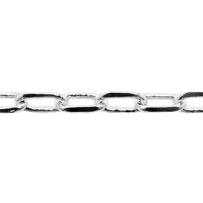 A chain that is connected to the bottom of a necklace.