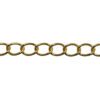 A close up of a chain link necklace