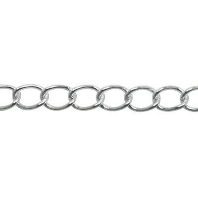 A close up of a chain on a white background