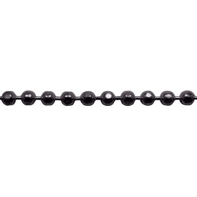 A black bead chain is shown.