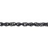 A black chain is shown on a white background.