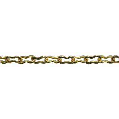 A chain is shown with a yellow background.