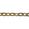 A chain is shown with a gold finish.