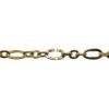 A chain that is connected to the bottom of a necklace.