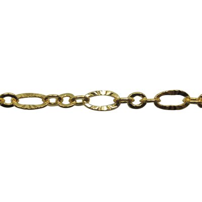 A chain that is connected to the bottom of a necklace.