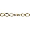 A close up of a chain link necklace