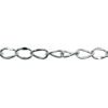 A chain that is connected to the bottom of a necklace.