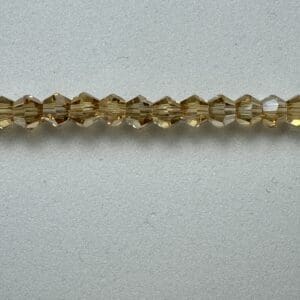 Amber glass beads strand.