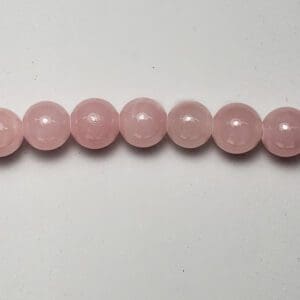 4mm small rose quartz bead strand