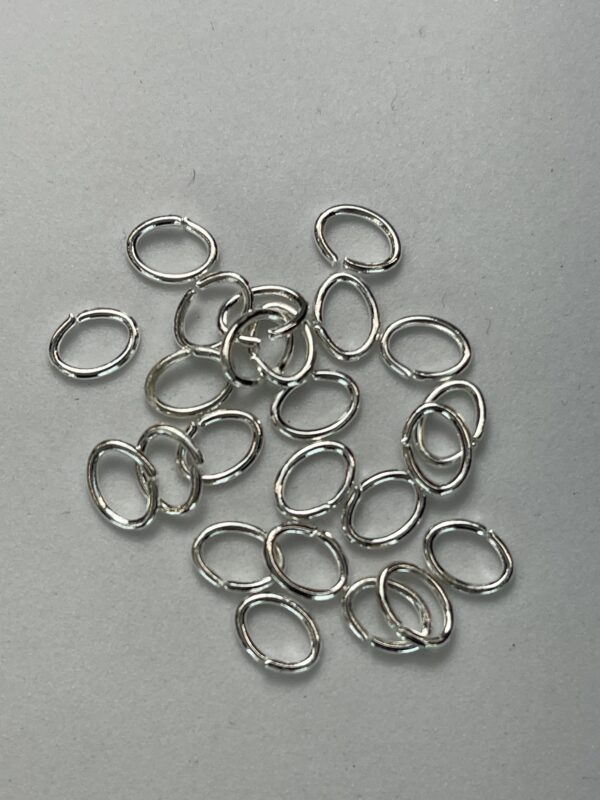 3OJR-S 3mm Oval Jump Ring Silver