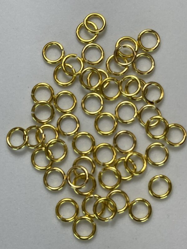 8JR-G 8mm Open Jump Ring Gold
